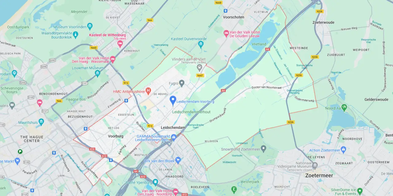 Leidschedam-Voorburg Map