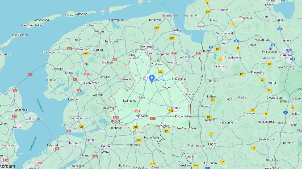 Drenthe Lokaal adverteren in Drenthe Map