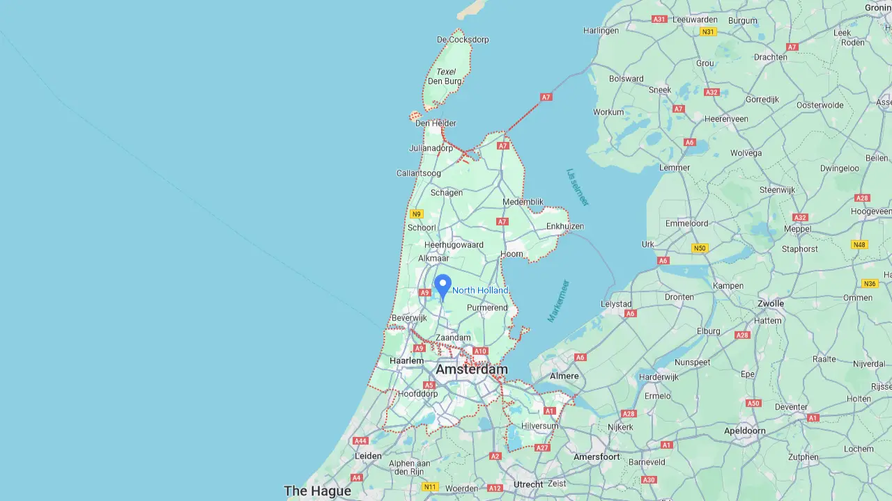 Noord Holland Lokaal adverteren in Noord Holland Map