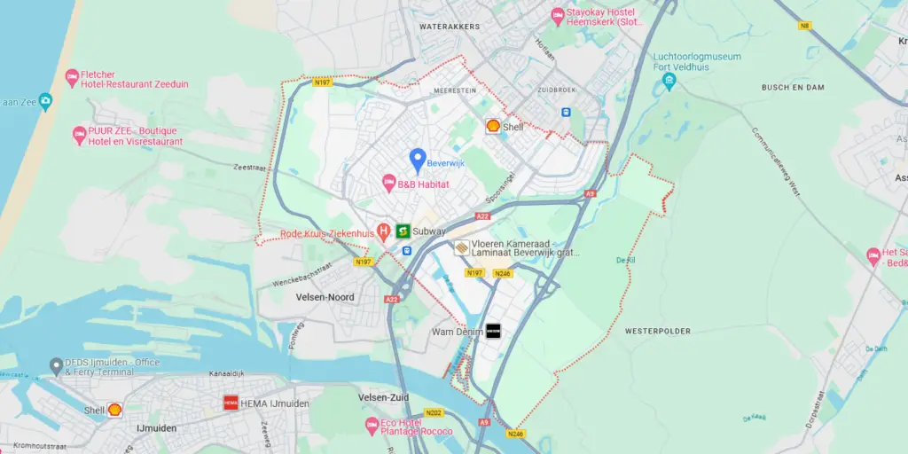 Beverwijk Map