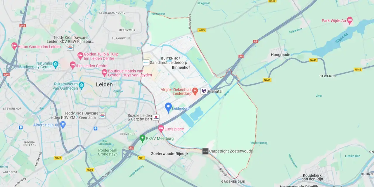 Leiderdorp Map