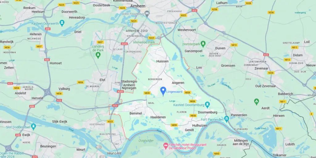 Lingewaard Map