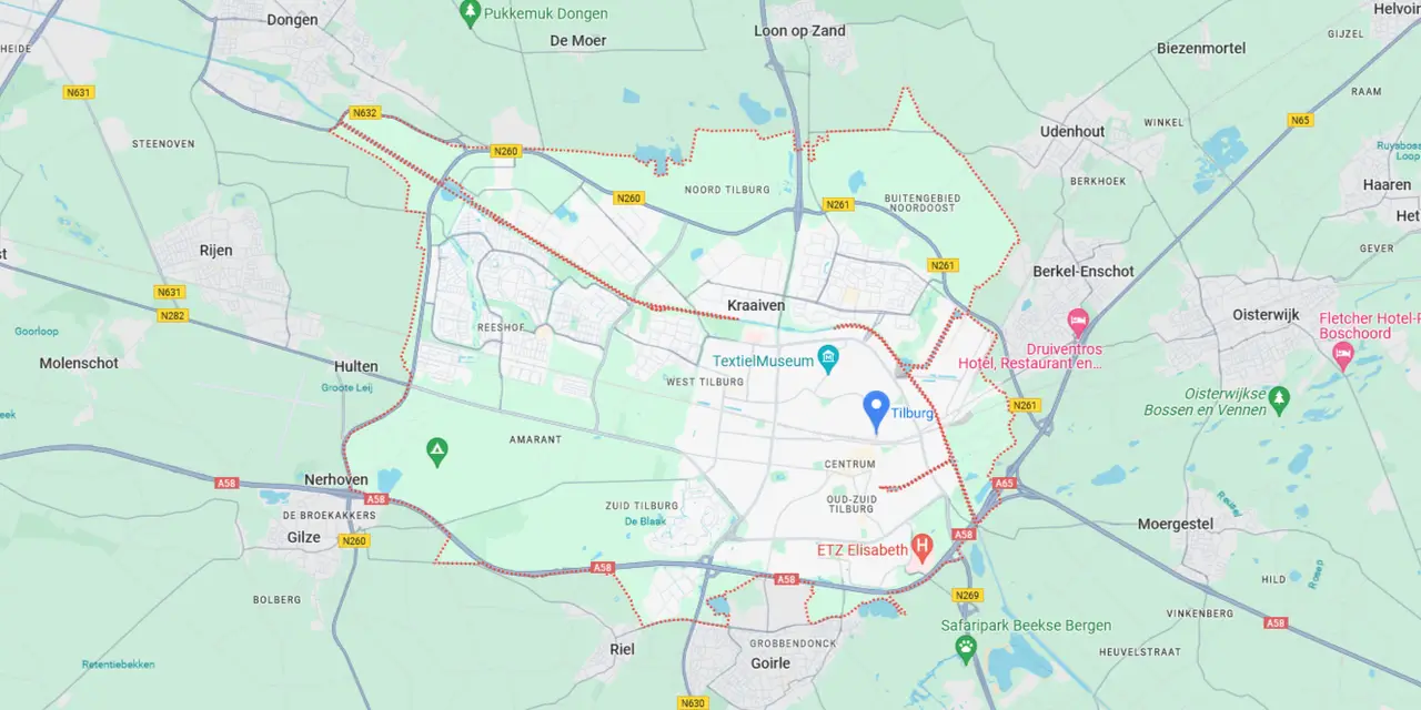 Tilburg Map