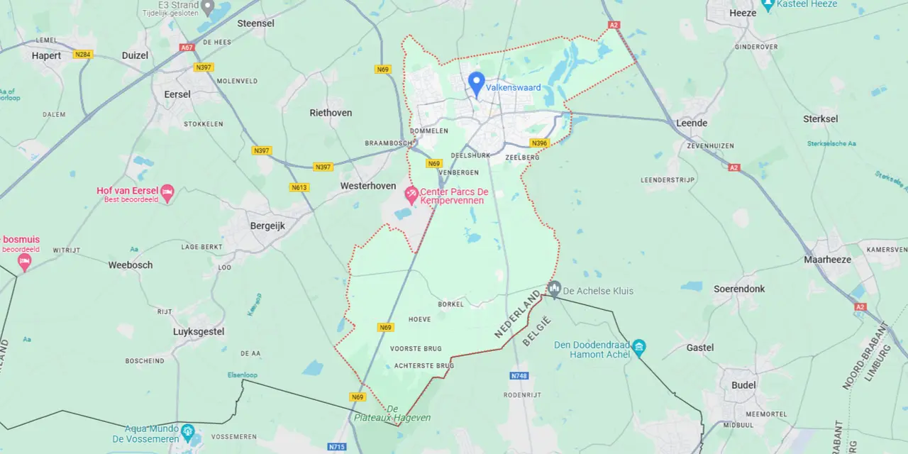 Valkenswaard Map