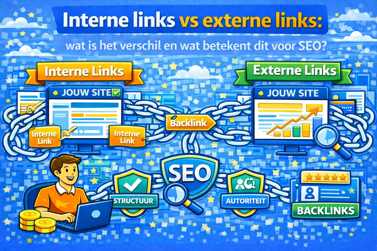 SEO & Linkbuilding Blog – Tips & Strategieën Interne links vs externe links wat is het verschil en wat betekent dit voor SEO