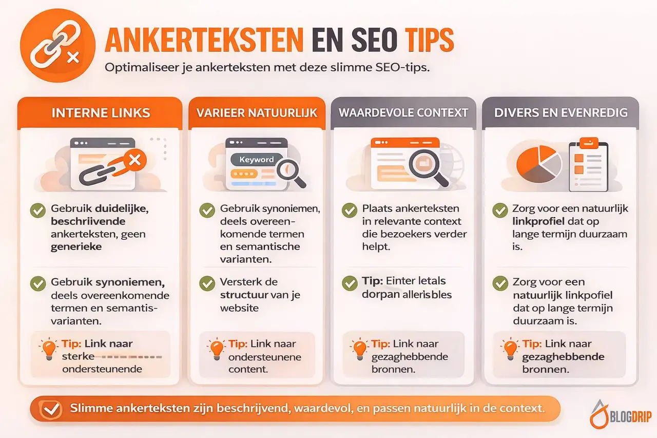 Ankerteksten en SEO tips