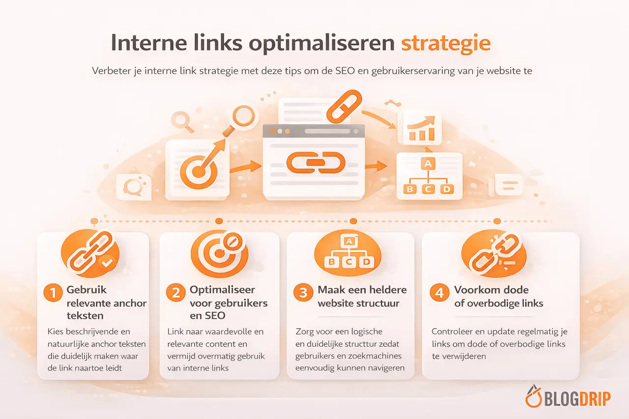 Interne links optimaliseren strategie