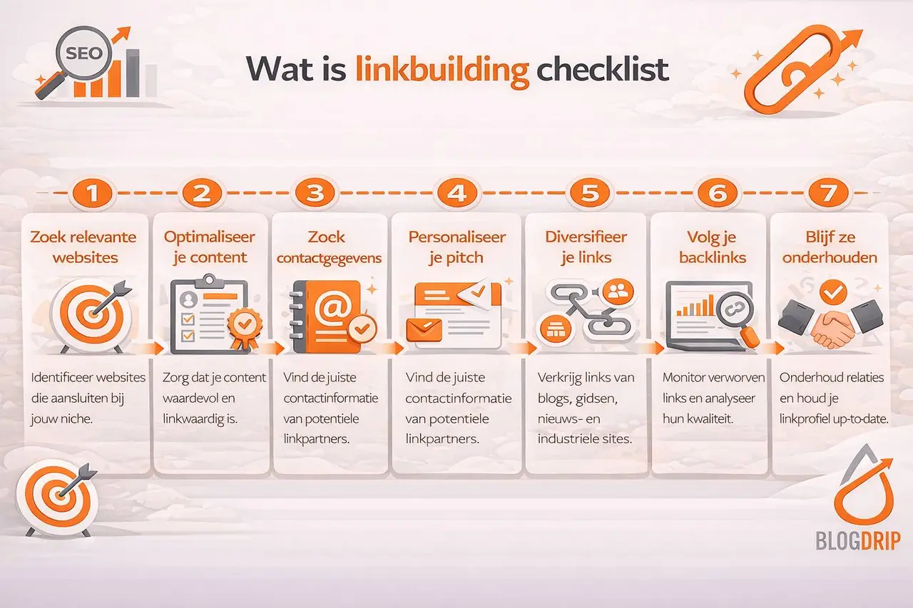 Wat is linkbuilding checklist